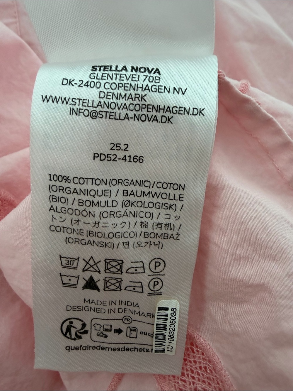 Stella Nova Sleeveless Light Pink Embroidered Maxi Dress - Picture 9 of 11